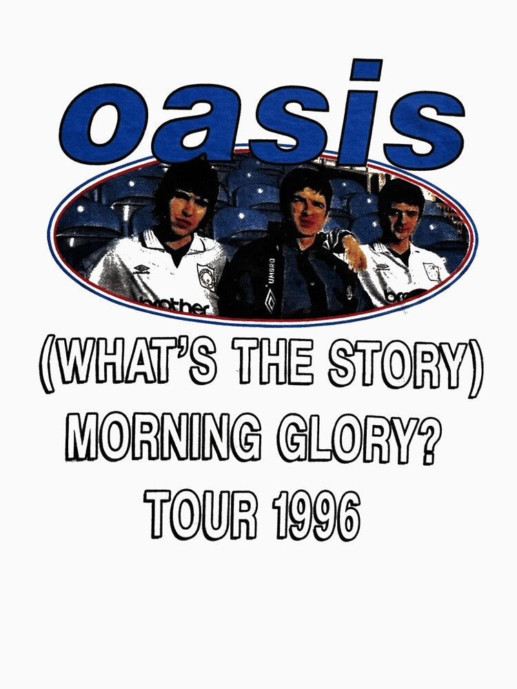 Oasis Morning Glory Tour 1996 Vintage Graphic Shirt