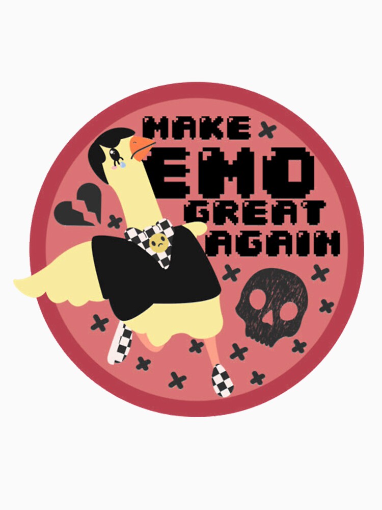 Make Emo Great Again Badge Shirt
