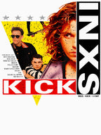 INXS Kick Album 1987 Vintage Australian Rock Band Fan Shirt