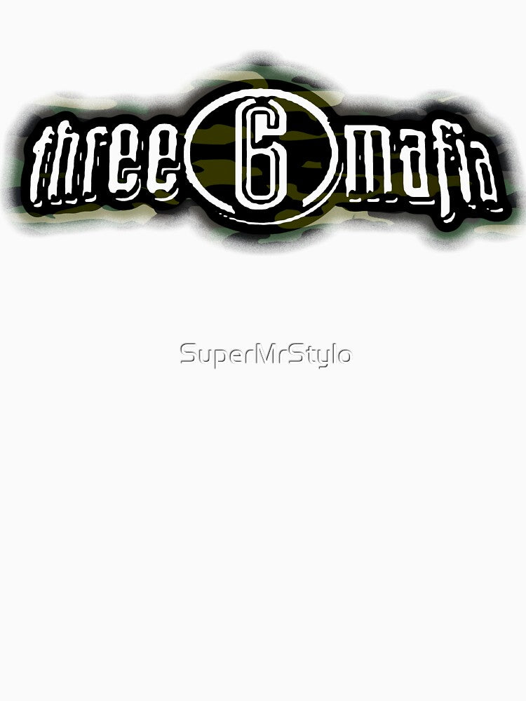Three6Mafia Camo Logo Shirt