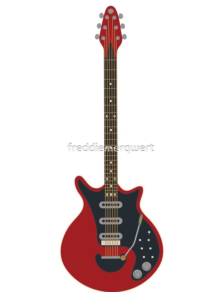 Red Special Guitar Art Shirt