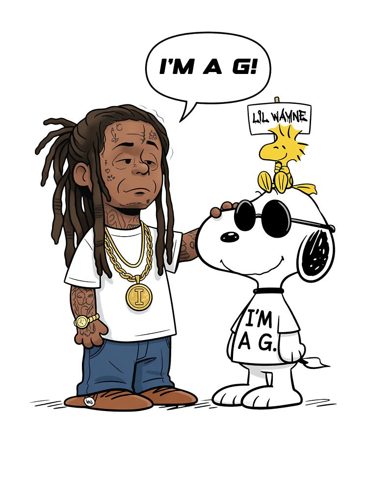 G Rapper Meets Pup Shades Shirt