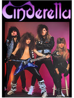 Cinderella Band Inspired Retro Rock Logo Design Shirt
