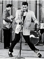 Elvis Inspired Rock And Roll Stage Energy Vintage Music Design Shirt