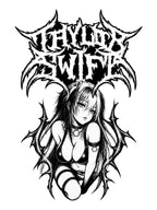 Death Metal Swift Design Featuring Bold Dark Artwork And Edgy Style Shirt