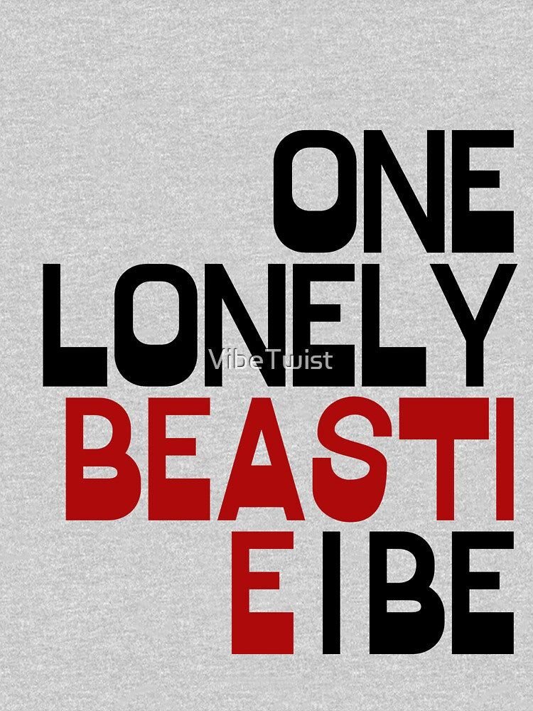 One Lonely Beastie I Be- Rap Lyrics Shirt