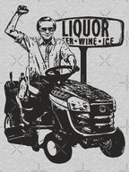 Country Music Redneck Funny Cool Novelty Tractor Vintage Beer 80s Shirt