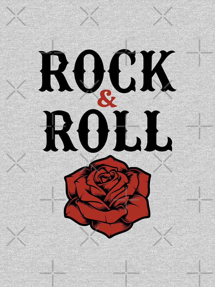 Copy Of Rock & Roll Rose - Vintage Band Tribute Retro 1970s Vibes Shirt