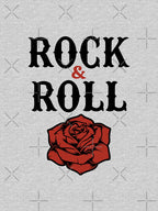 Copy Of Rock & Roll Rose - Vintage Band Tribute Retro 1970s Vibes Shirt