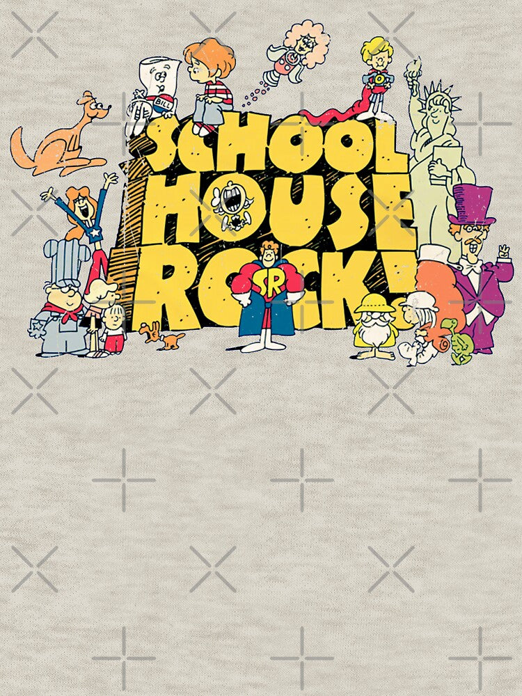 Distressed Schoolhouse Rock - Authentic Vintage Style Shirt
