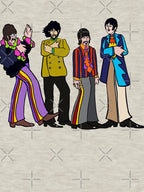 Magical Mystery Sixties Yellow Submarine Cartoon Pop Art Characters Shirt