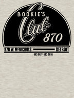 Bookies Club T Detroit Punk Hardcore Venue Shirt
