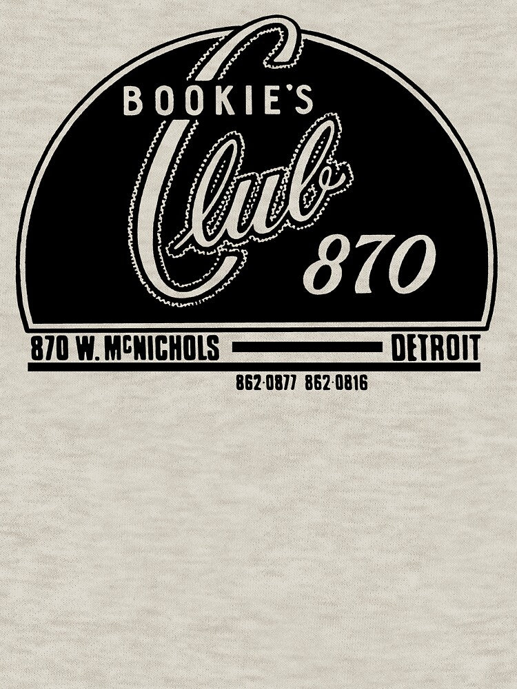 Bookies Club T Detroit Punk Hardcore Venue Shirt