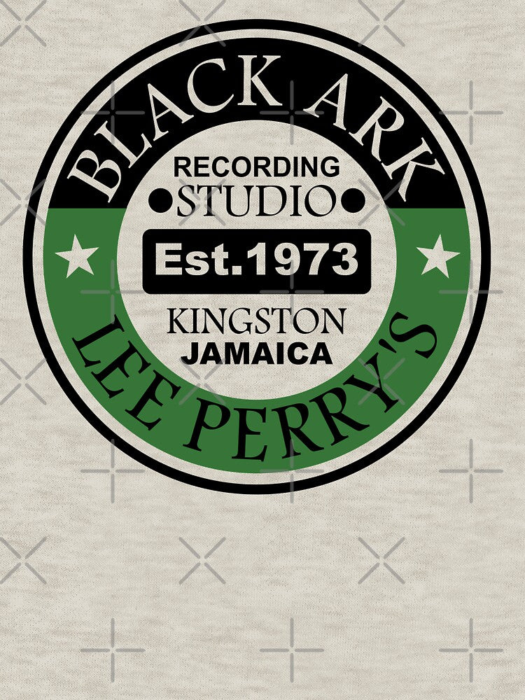Lee Scratch Perry Black Ark Logo - Reggae 45's Record Collector Shirt