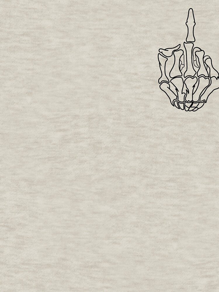 Middle Finger Skeleton Shirt
