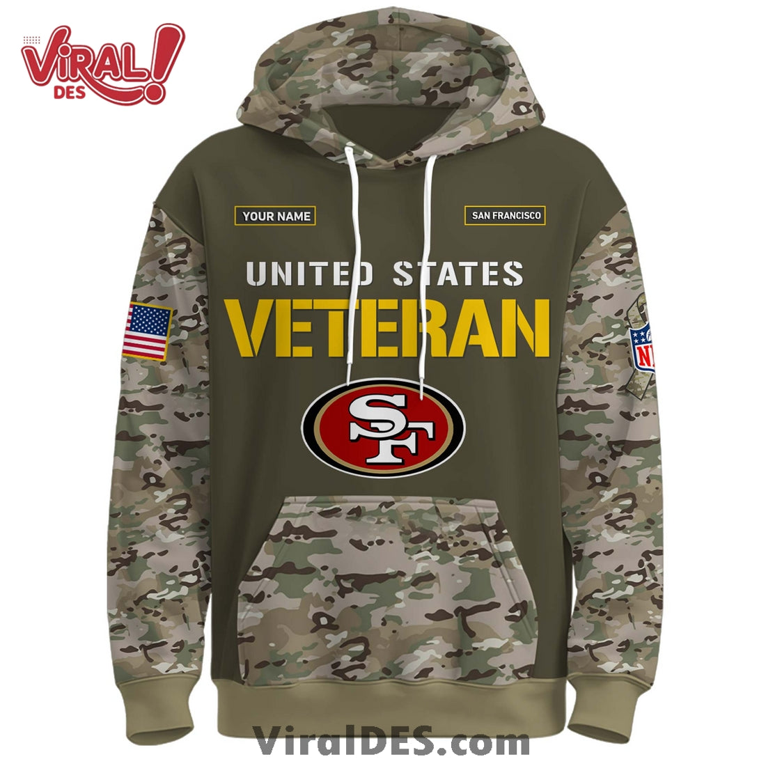 San Francisco 49ers 2025 Salute to Service Hoodie, Long Pants