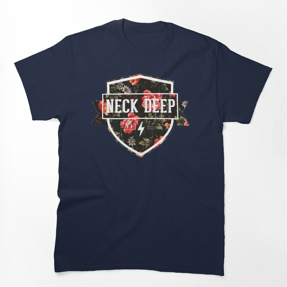 Neck Deep Floral Logo Shirt