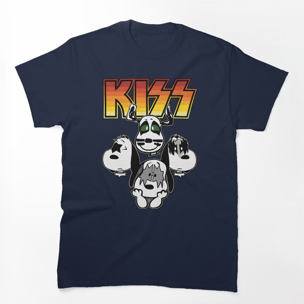 Snoopy K-i-s-s Rock Band Shirt