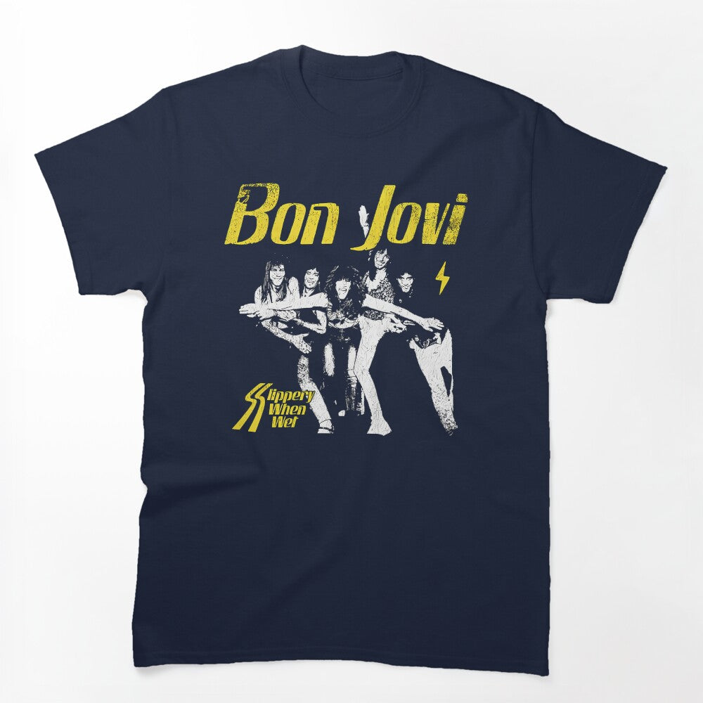 Iconic 80s Glam Metal Band D Shirt