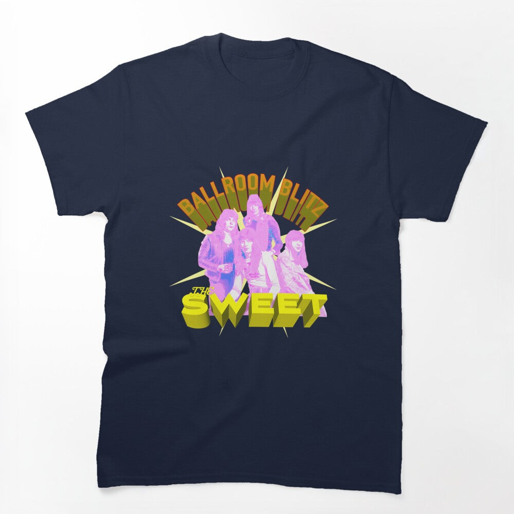 The Sweet Ballroom Blitz Glam Rock Design Shirt