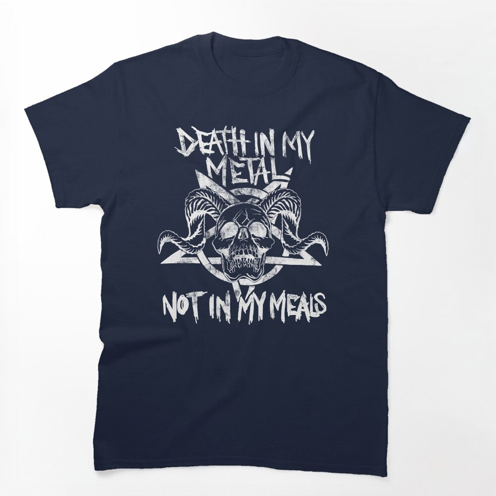 Vegan Metalhead - Death In My Metal Not In My Meals Shirt