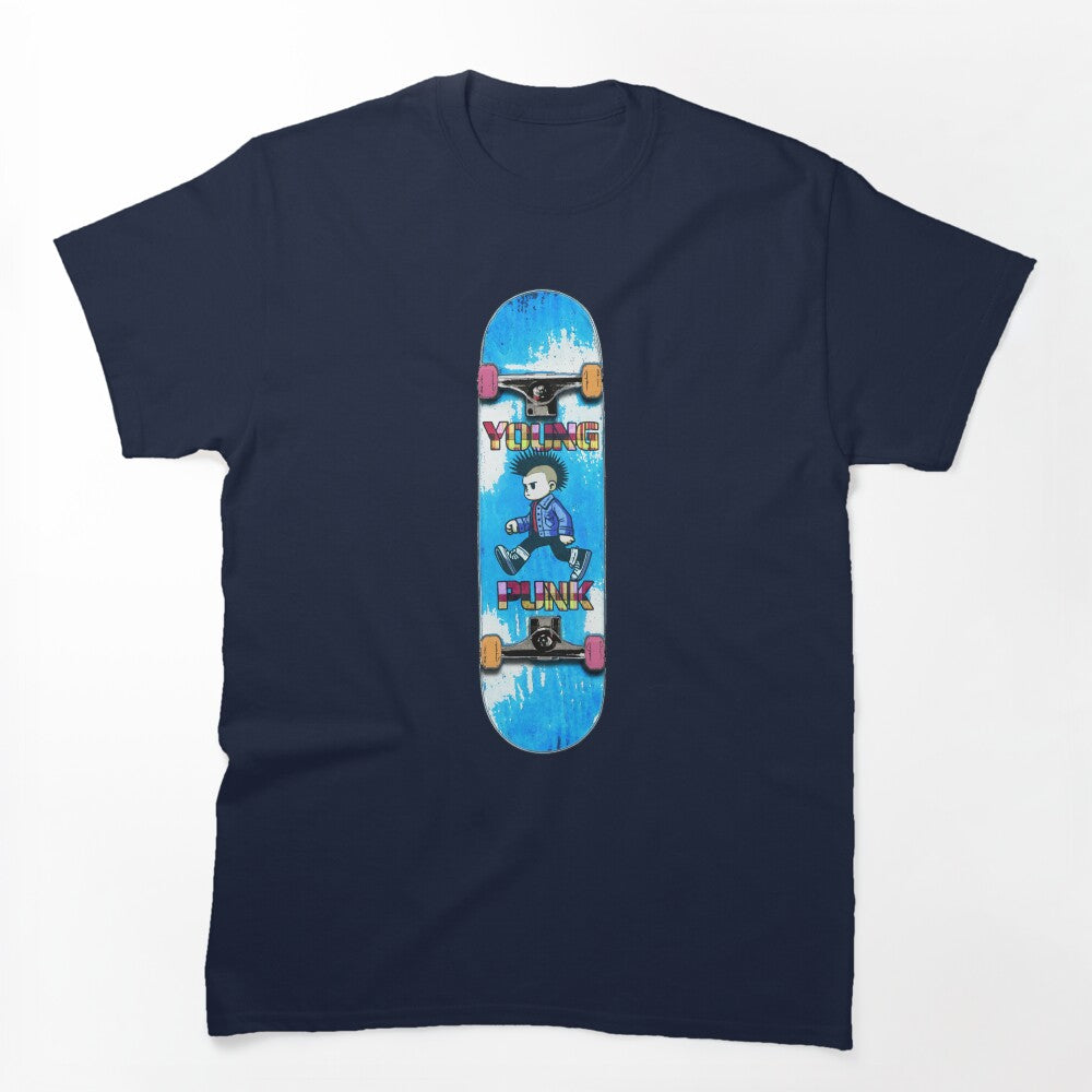 YOUNG PUNK Skateboard Design Shirt