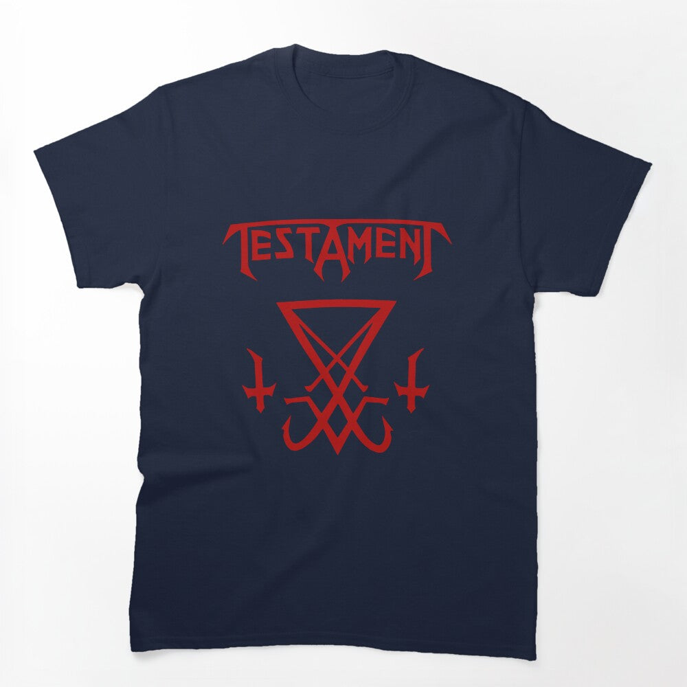 Red Symbol Heavy Metal Band Shirt