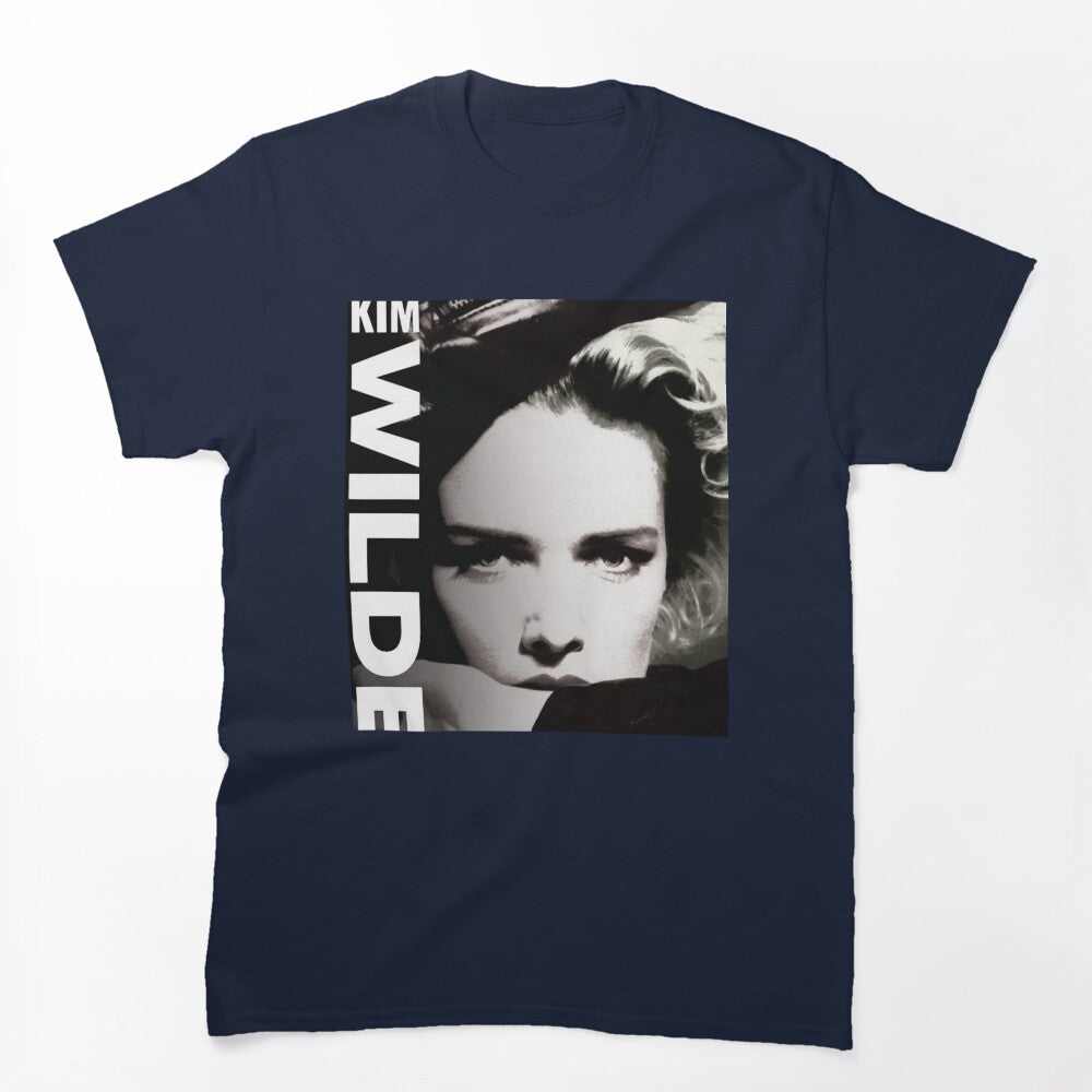 Black And White Kim Wilde Racerback Shirt