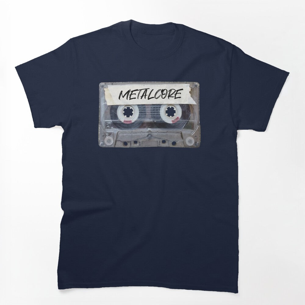Recorded Music Genre Cassette Old School Metalcore Shirt
