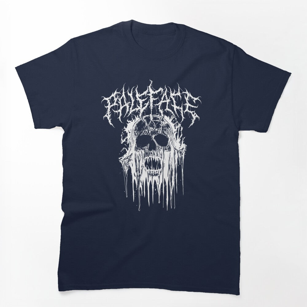 Paleface Swiss Deathcore Gothic Skull Shirt