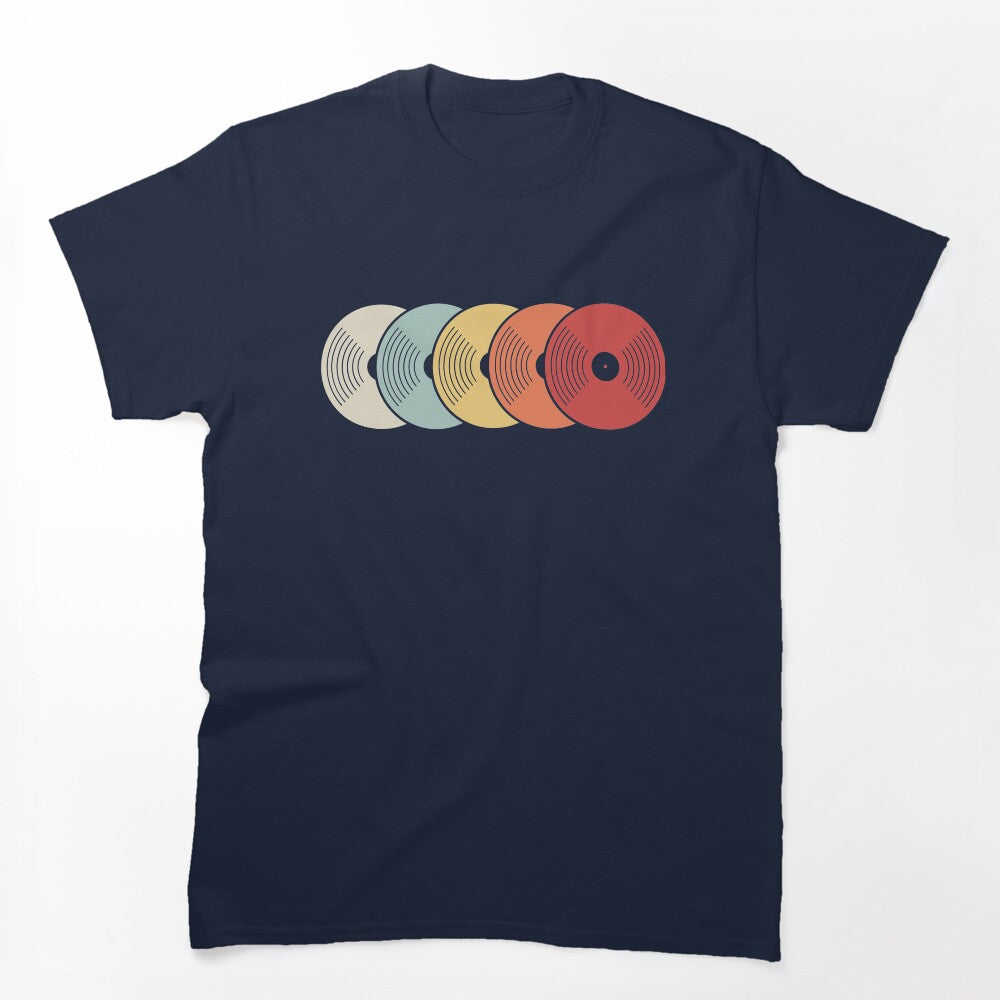 Retro Vintage Vinyl Record Collection Shirt