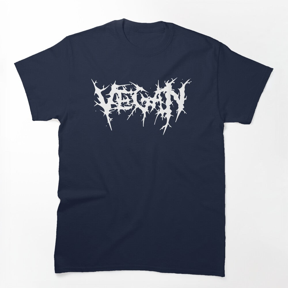 VEGAN Death Metal Style Logo Shirt