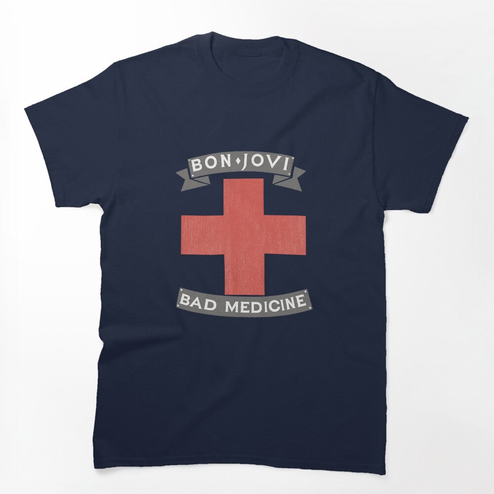 Bon Jovi Bad Medicine Cross Shirt
