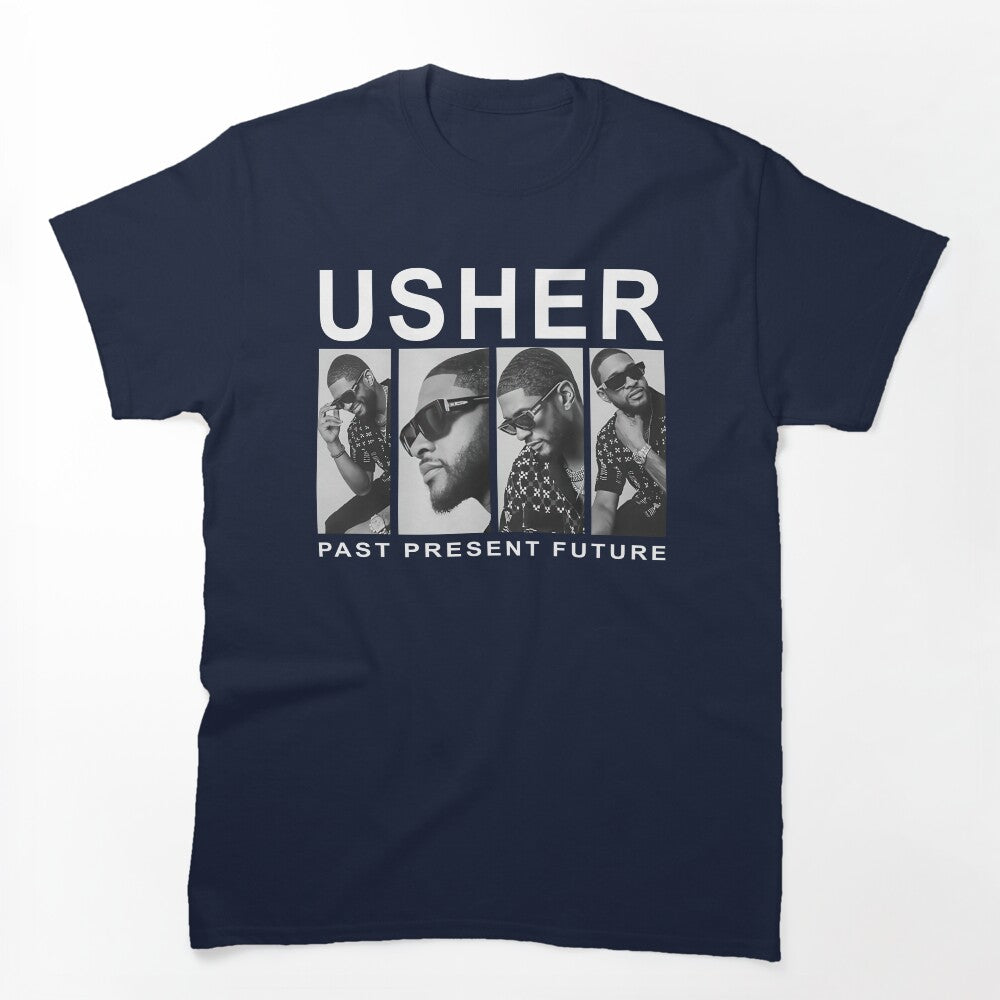 New Usher Past Present Future Tour Shirt