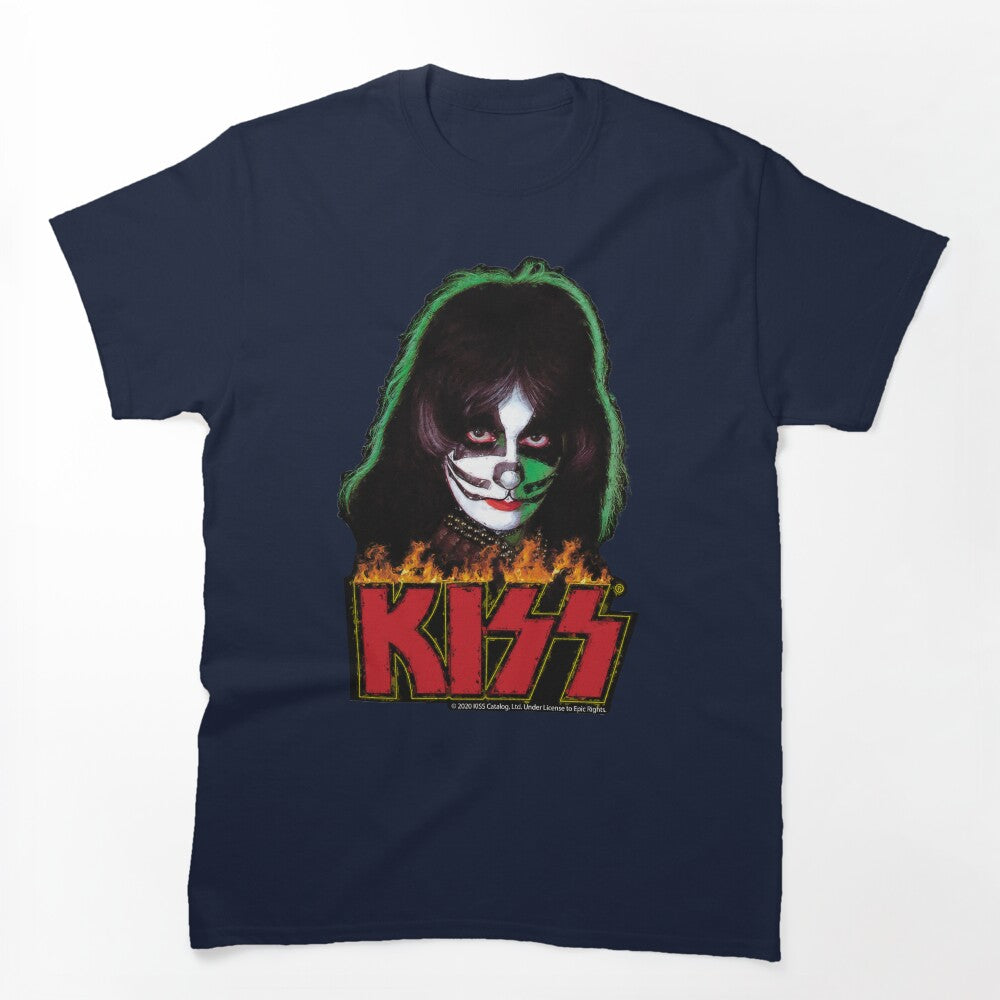 KISS - The Catman Old Painting Stylized Shirt