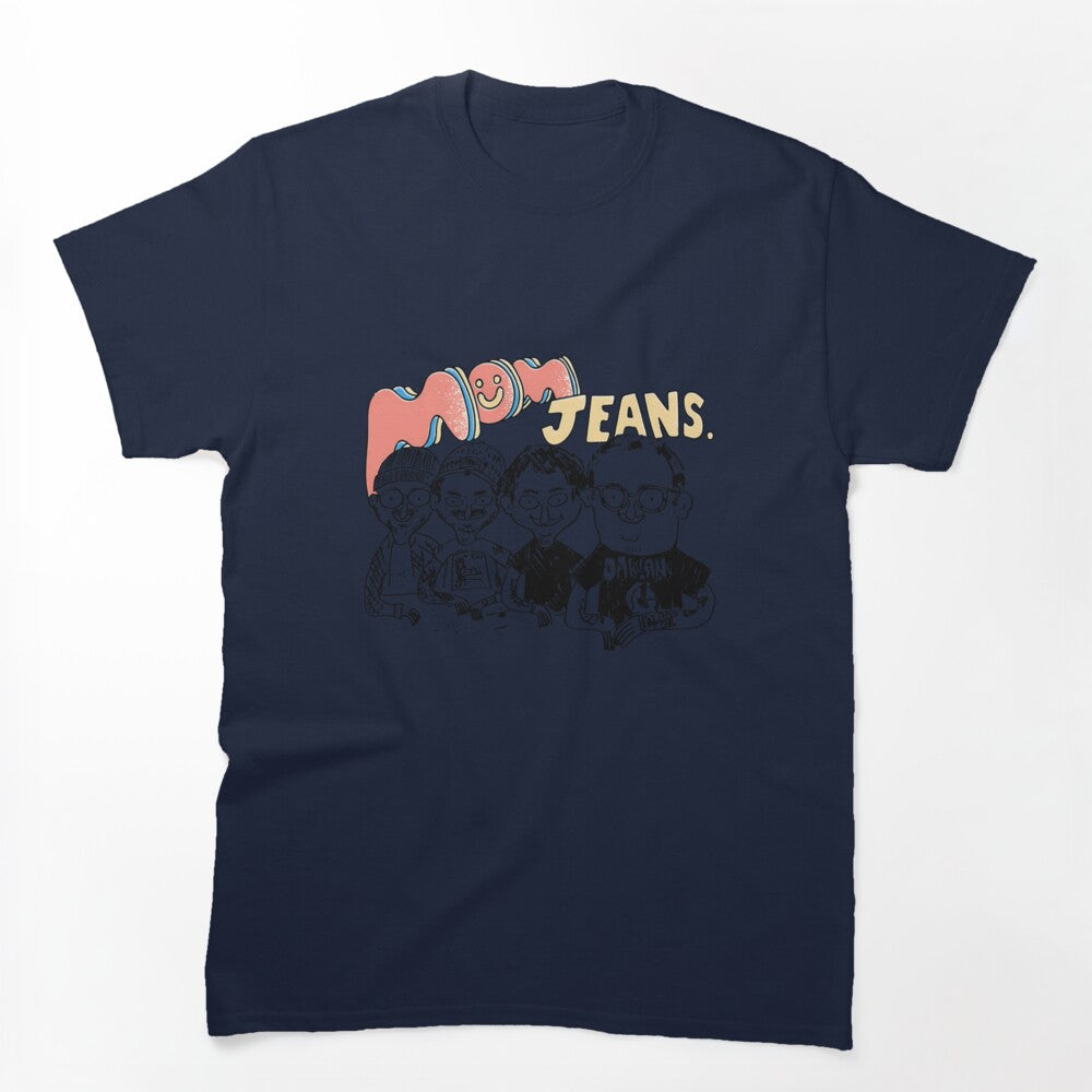 Line Art Style Emo Band Shirt