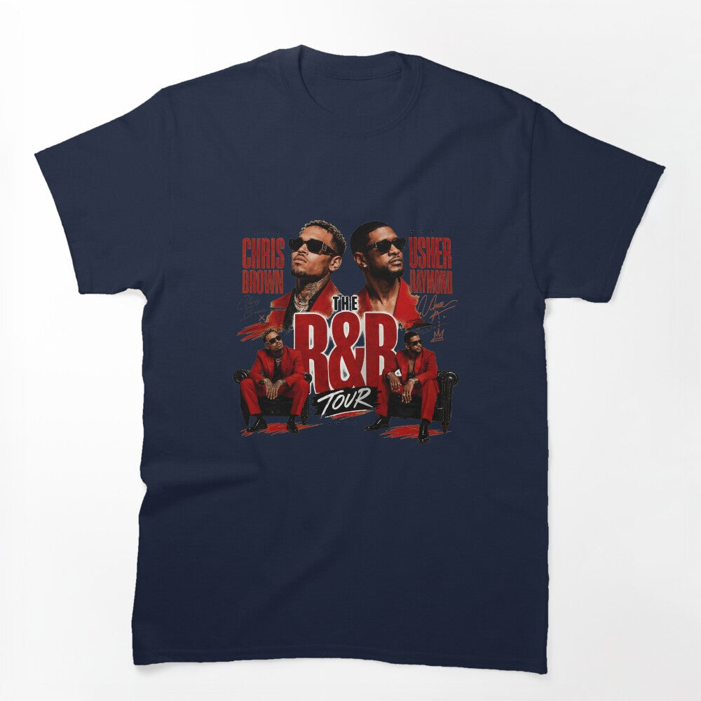 Chris Brown Usher R&B Tour Shirt