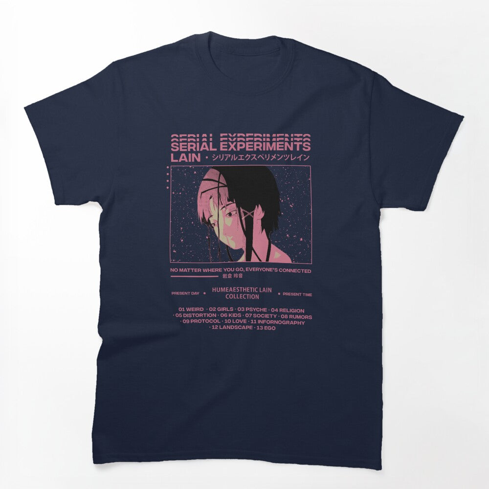 Serial Experiments Lain Aesthetic Shirt