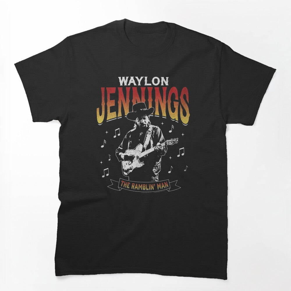 Waylon Jennings Music Shirt