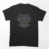 Two Skull Grunge Style Hard Rock Band Shirt