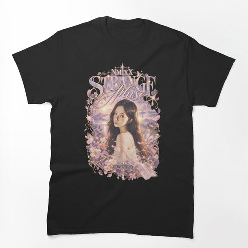 NMIXX Haewon Strange Muse Ornate Floral Aesthetic Kpop Shirt