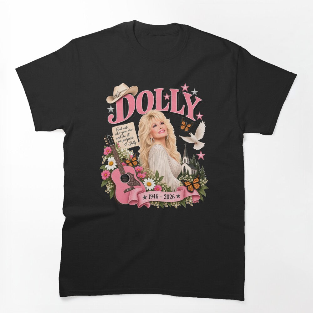 Dolly Memorial RIP Country Music Legend Tribute Shirt