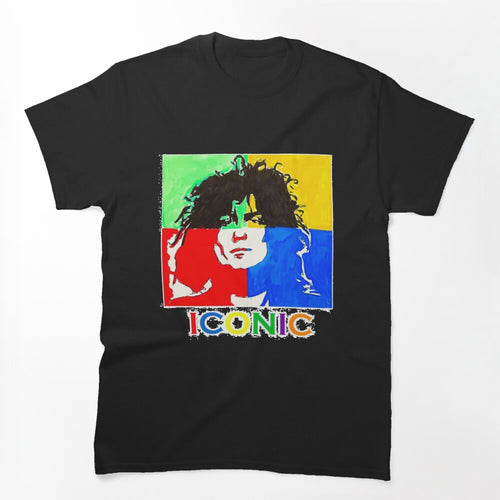 Marc Bolan Colorful Glam Rock Portrait Design Shirt