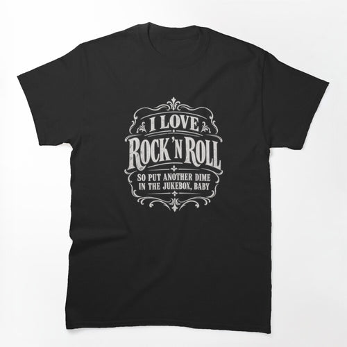 I Love Rock And Roll Vintage Art Shirt