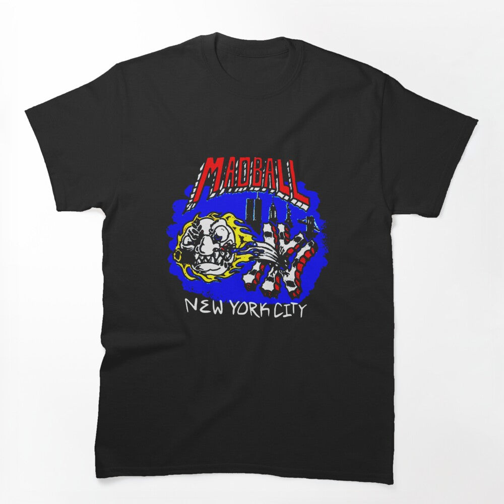 Red Typography Hardcore Punk Shirt