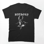 Bathory Band Vintage Goat Black Metal Shirt