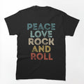 Peace Love Rock And Roll RocknRoll Music Shirt