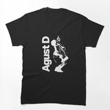 AGUST D - White Ink Shirt