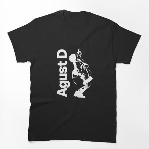 AGUST D - White Ink Shirt