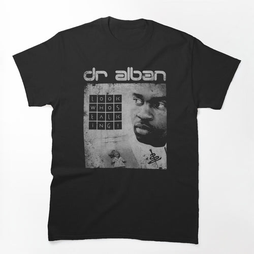 Dr Alban 90s Eurodance Rap Electronica Iconic Singer Distressed Shirt